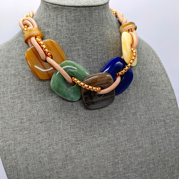 Chico's Jewelry - Chico's Geometric Chunky Victoria Necklace